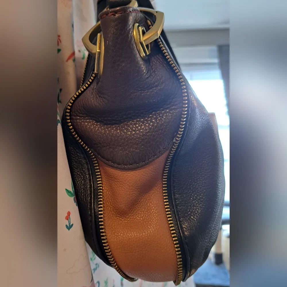 orYANY Black and Burgundy Hobo Bag